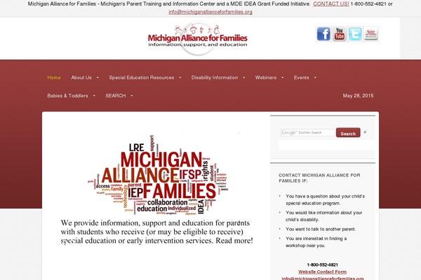 michiganallianceforfamilies.org site used Maf