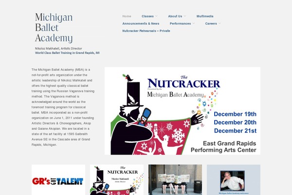 michiganballet.org site used Hatch