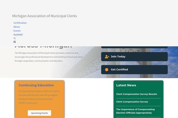 WordPress website example screenshot