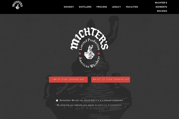 michters.com site used Waxom