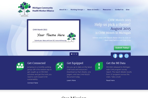 Green Earth theme site design template sample