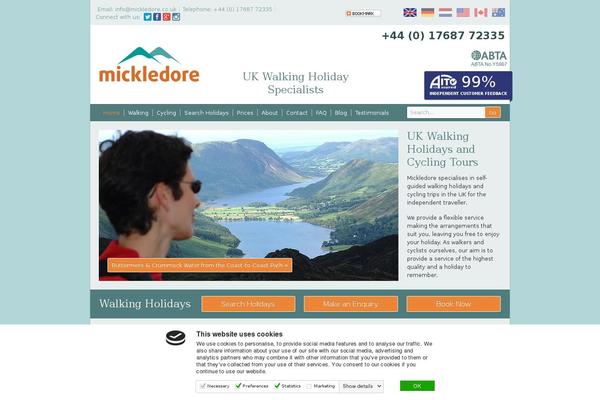 mickledore.co.uk site used Mickledore