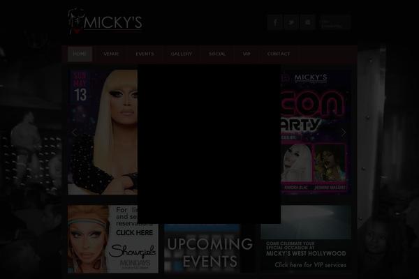 mickys.com site used K Boom