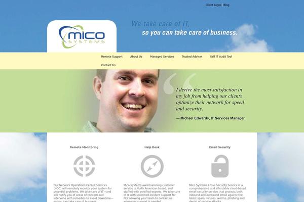 WordPress website example screenshot