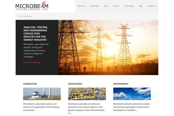 microbeam.com site used Executive Pro Theme
