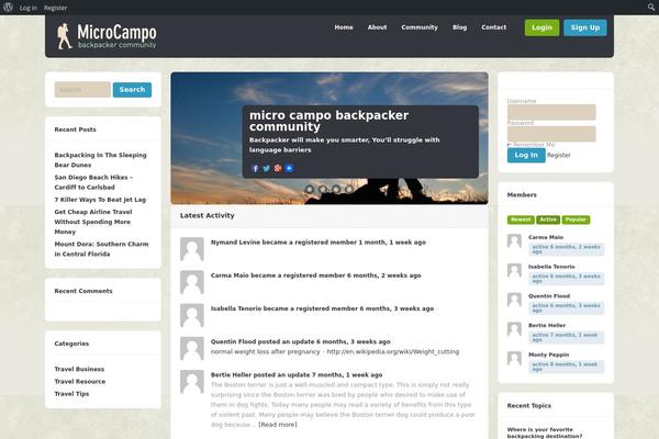 Site using bbPress plugin