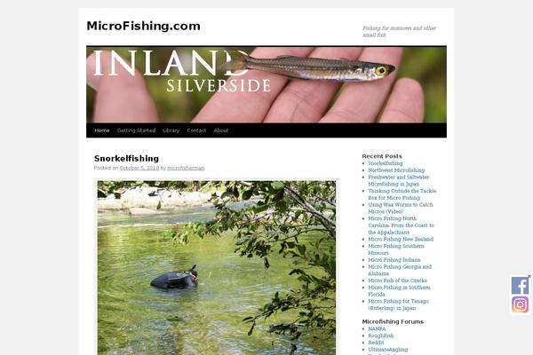 Site using Floating Social Media Links plugin