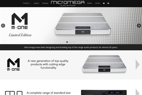 micromega.com site used Micromegav2