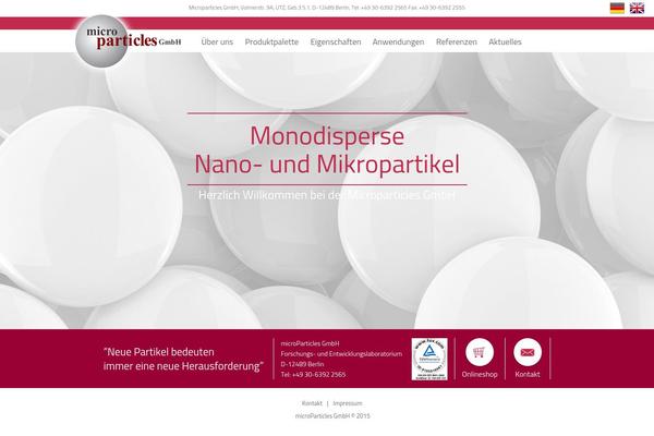 microparticles.de site used Microparticles