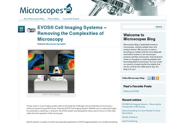 microscopesblog.com site used Microscopesblog
