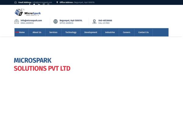 microspark.com site used Majed