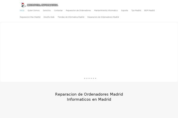 WordPress website example screenshot
