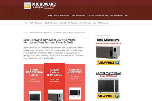 microwavereview.co.uk site used InReview