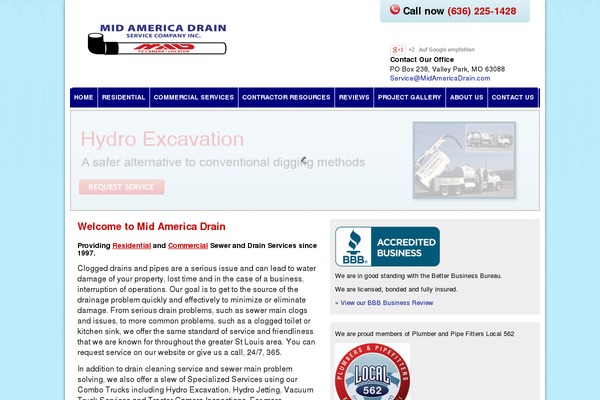 WordPress website example screenshot