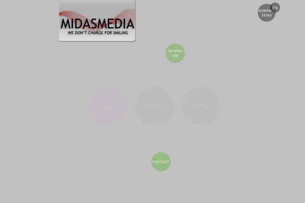 Midas theme site design template sample