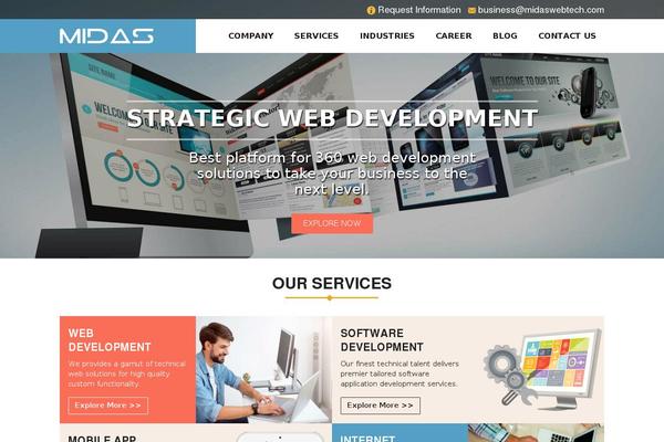 midaswebtech.com site used Midas_it