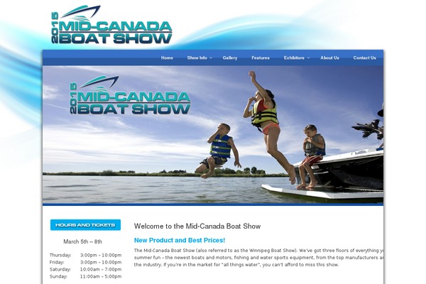 midcanadaboatshow.com site used Boatshow