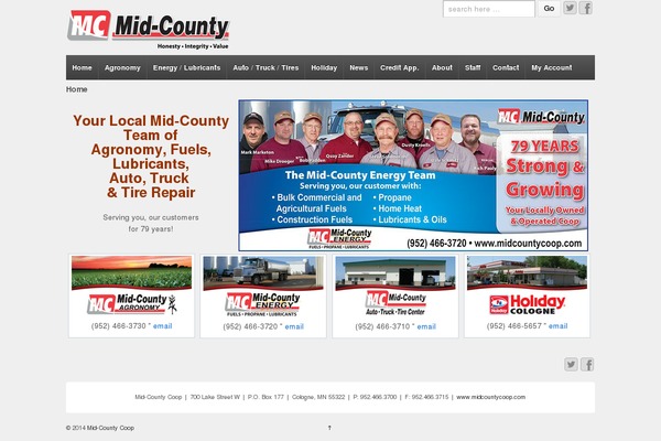 WordPress website example screenshot