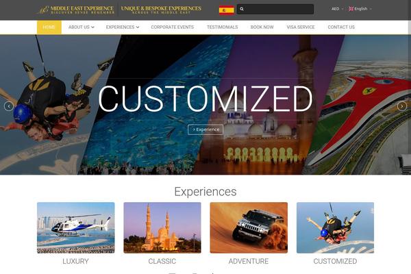 Traveler theme site design template sample