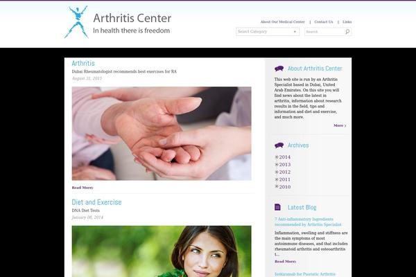 middleeastarthritis.com site used Arthritis