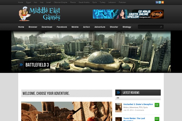 WordPress website example screenshot