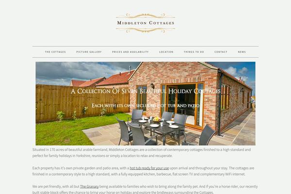 middletoncottages.com site used Foodie Pro