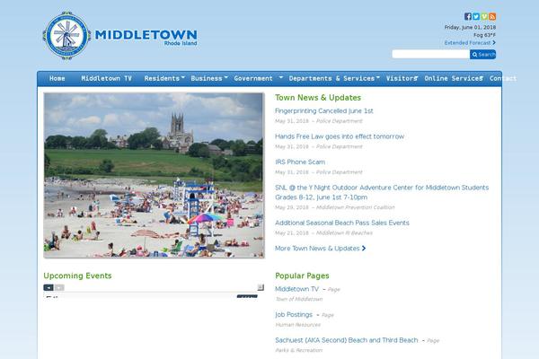 middletownri.com site used Middletown