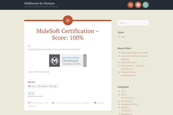 WordPress website example screenshot