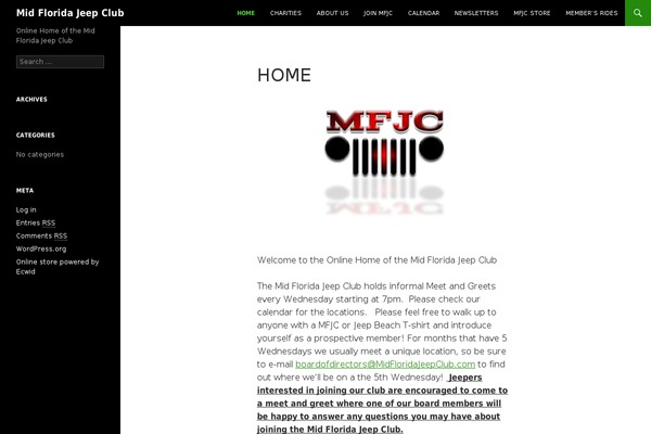 WordPress website example screenshot
