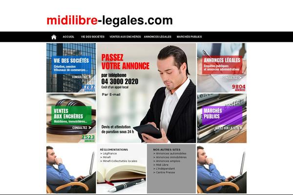 WordPress website example screenshot