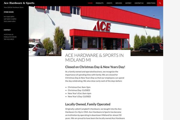 Twenty Fourteen theme site design template sample