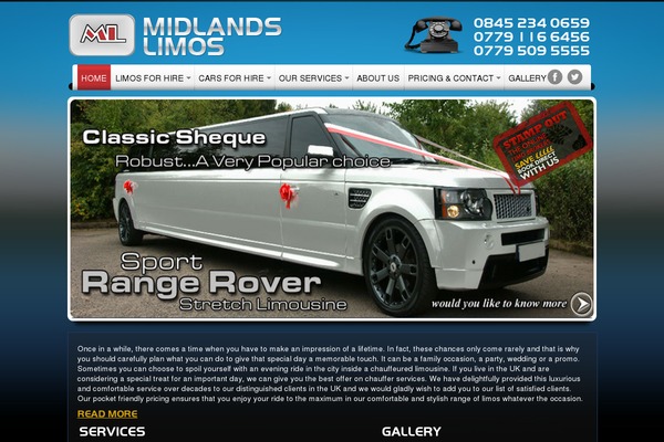 Midland theme site design template sample