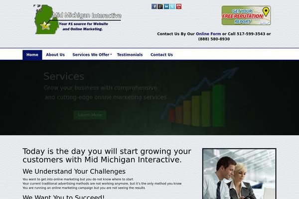 WordPress website example screenshot