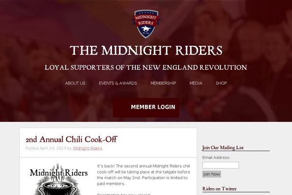 midnightriders.com site used Midnightriders_responsive