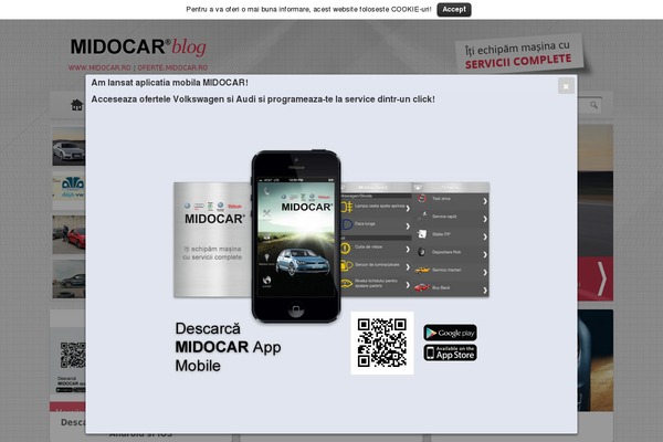 midocaracter.ro site used Mblog_v1