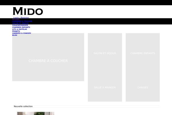 midomeubles.com site used Midotheme