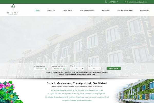WordPress website example screenshot