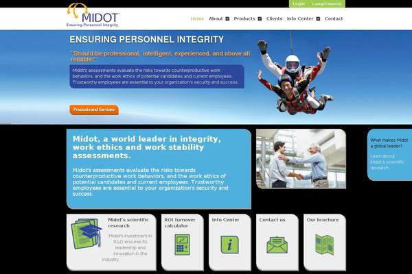 midot-pristine theme websites examples