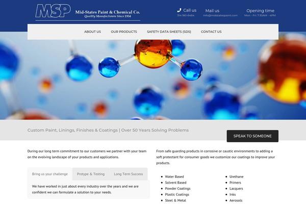 WordPress website example screenshot