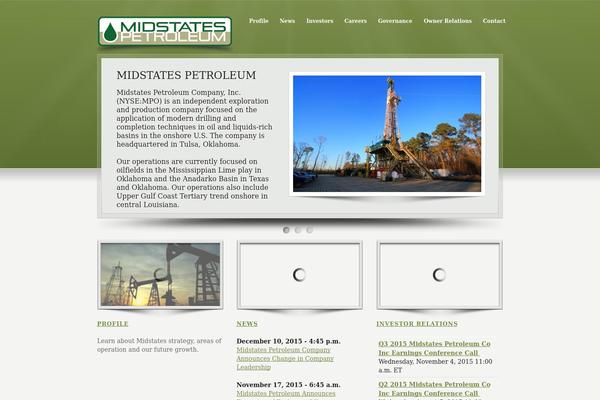 WordPress website example screenshot