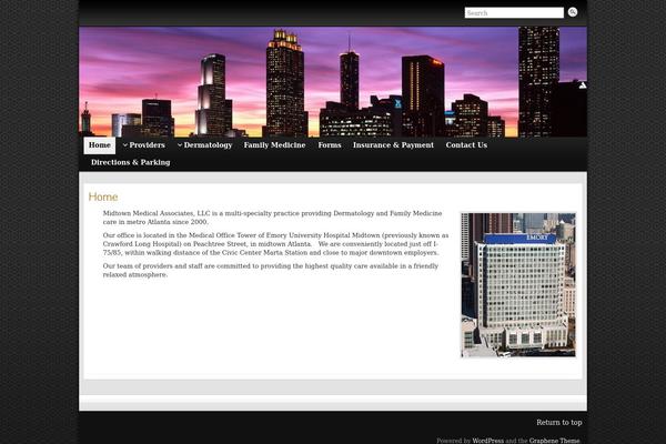 WordPress website example screenshot