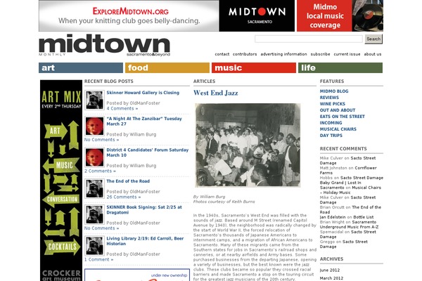 midtownmonthly.net site used Midtown