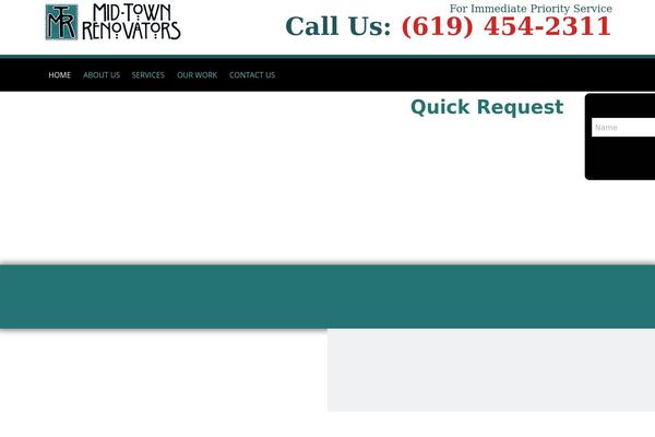 WordPress website example screenshot