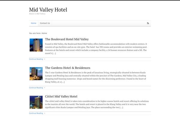 midvalleyhotel.com site used Canvas5.5