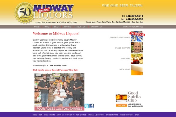 midwayliquors.com site used Midwayliquorjoppamd