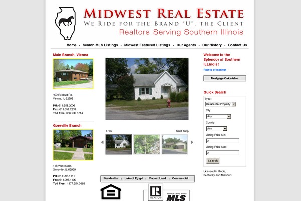 Midwest theme site design template sample