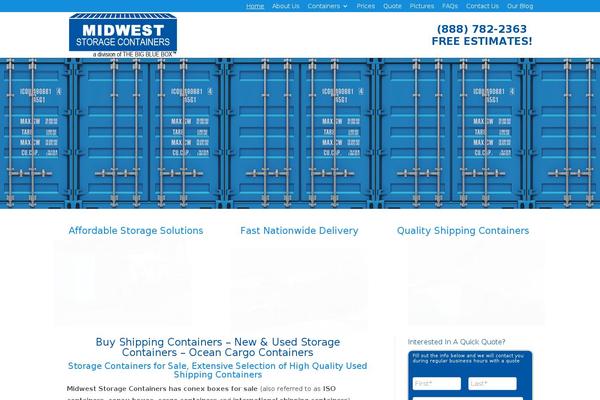 midweststoragecontainers.com site used Midweststoragecontainers
