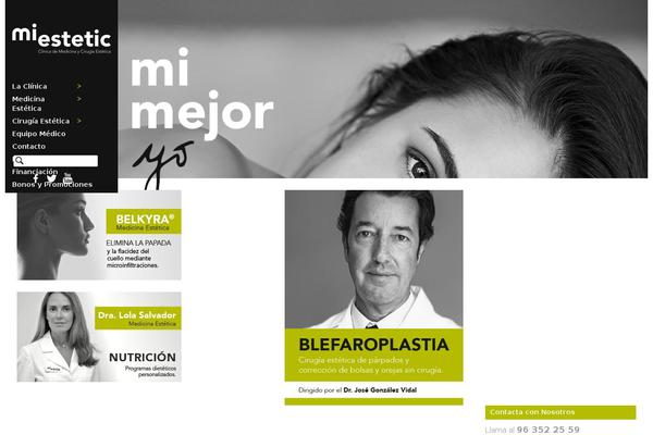 miestetic.com site used Miestetic