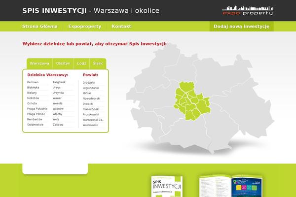 mieszkanialastminute.pl site used Expoproperty