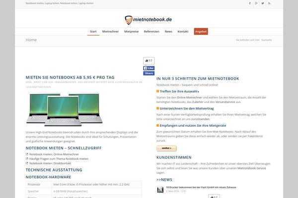 Enfold theme site design template sample